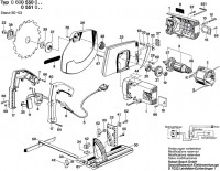 Bosch 0 600 550 003  Circular Hand Saw 220 V / Eu Spare Parts